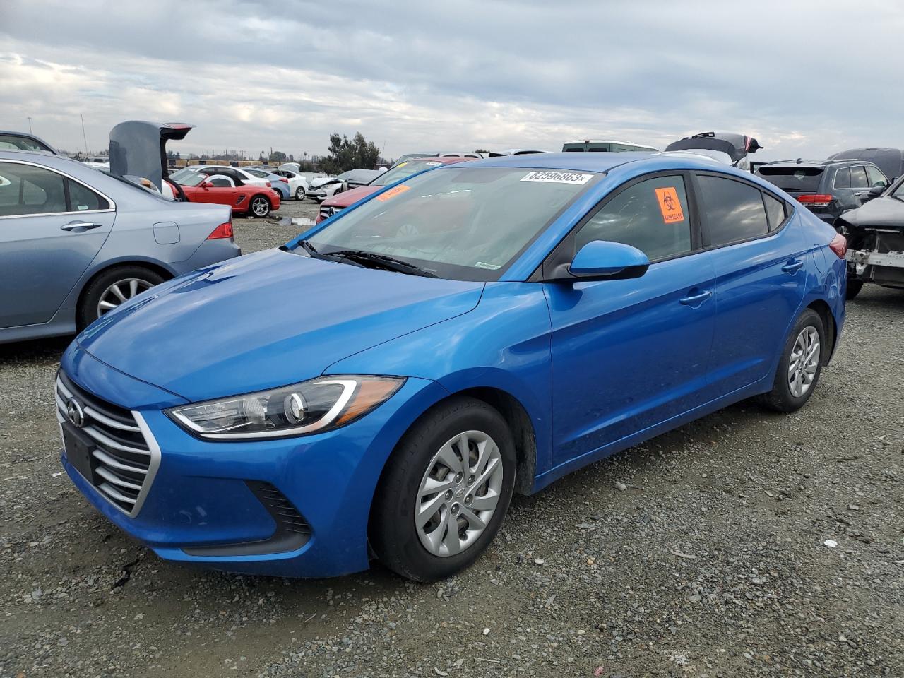 Image 1 of 2017 HYUNDAI ELANTRA SE 2017 with VIN KMHD74LF7HU361567