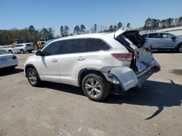 Изображение 2 2014 TOYOTA HIGHLANDER XLE 2014 с VIN 5TDKKRFH1ES007399