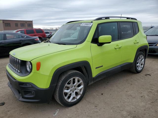 Image 1 of 2018 JEEP RENEGADE LATITUDE 2018 with VIN ZACCJABB0JPJ70608