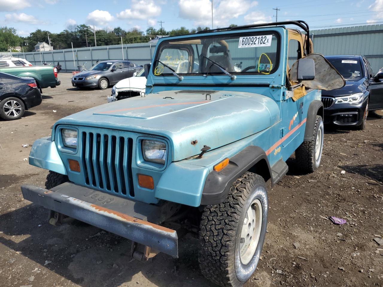 Изображение 2 1995 JEEP WRANGLER / YJ S 1995 с VIN 1J4FY19P1SP251655