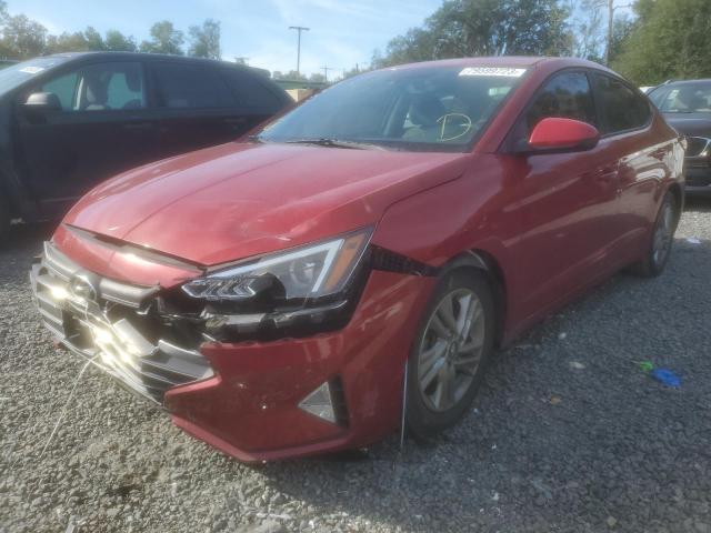 Image 1 of 2019 HYUNDAI ELANTRA SEL 2019 with VIN KMHD84LF7KU858929