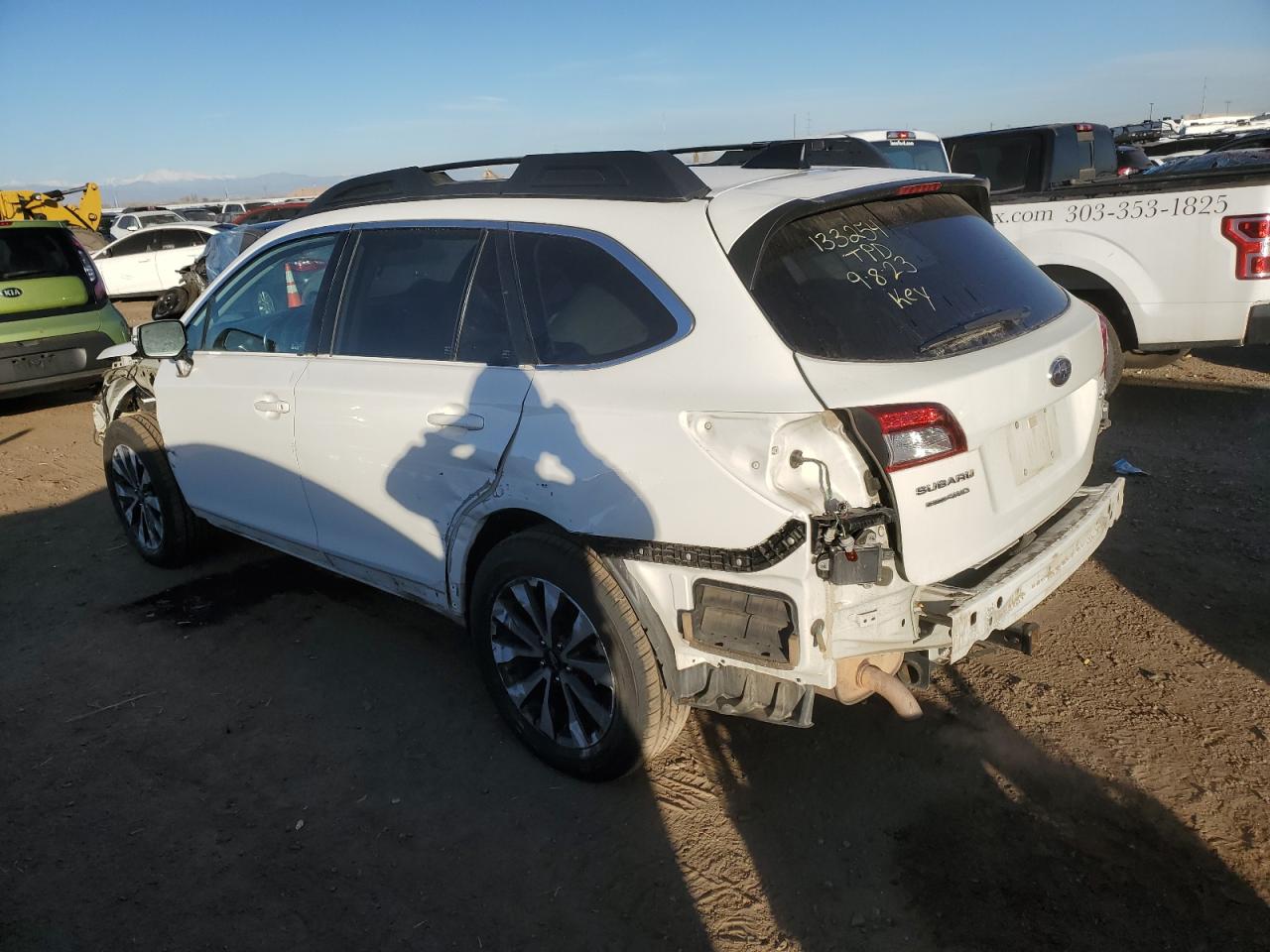 Image 2 of 2016 SUBARU OUTBACK 2.5I LIMITED 2016 with VIN 4S4BSANC0G3325148