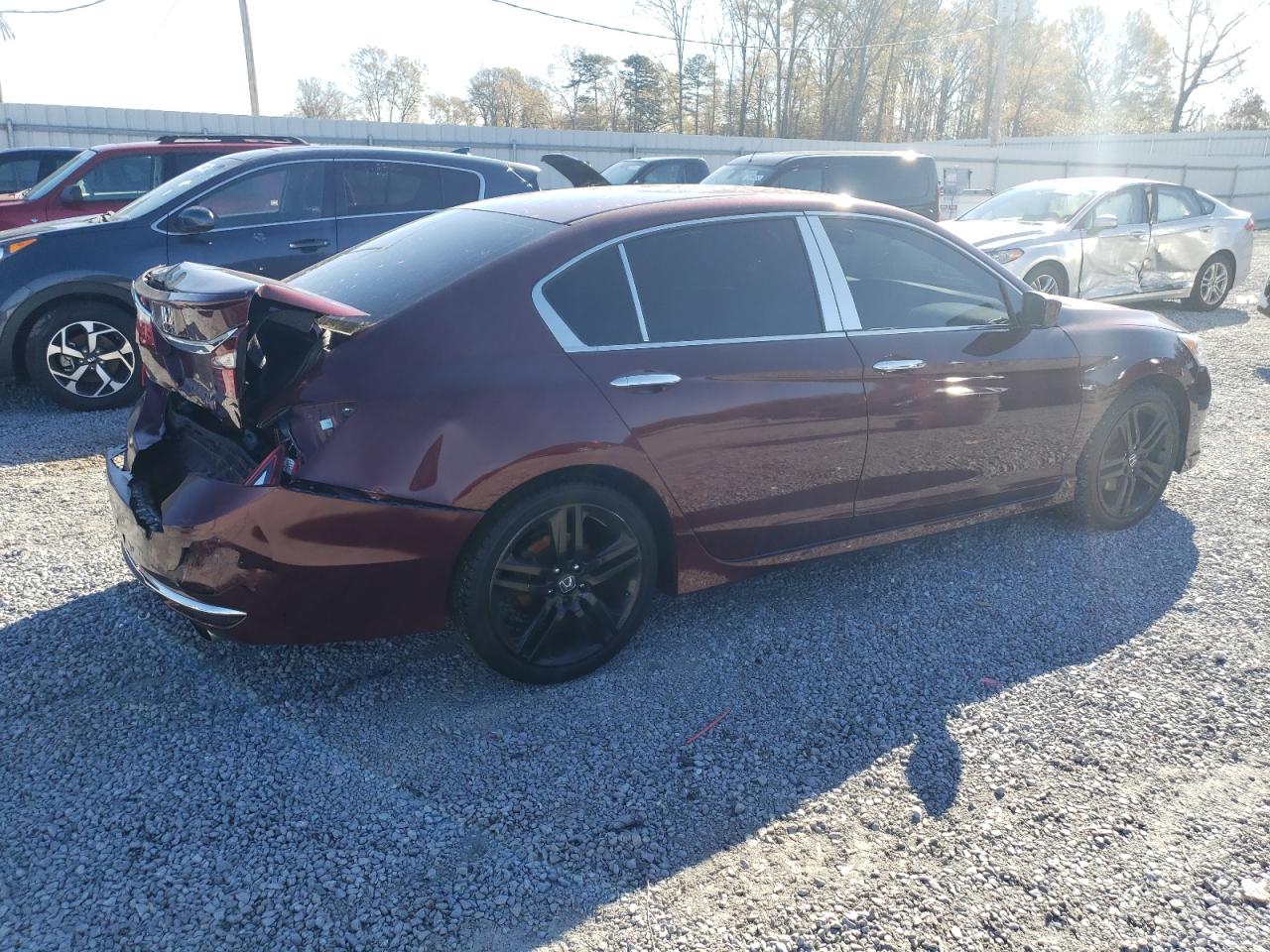 Image 3 of 2017 HONDA ACCORD SPORT 2017 with VIN 1HGCR2F53HA307252