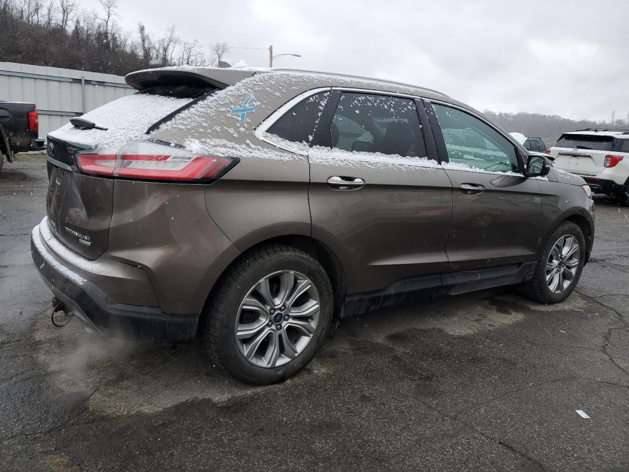 Image 3 of 2019 FORD EDGE TITANIUM 2019 with VIN 2FMPK3K96KBC27888