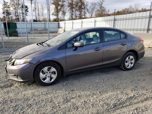 Image 1 of 2014 HONDA CIVIC LX 2014 with VIN 2HGFB2F53EH552860