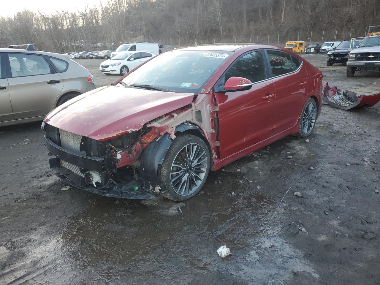 Изображение 1 2017 HYUNDAI ELANTRA SPORT 2017 с VIN KMHD04LB2HU353801