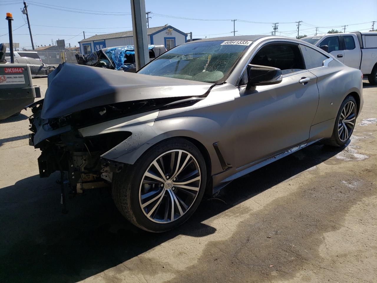 Image 1 of Infiniti Q60 Luxe 300 2018 with VIN JN1EV7EK5JM340803