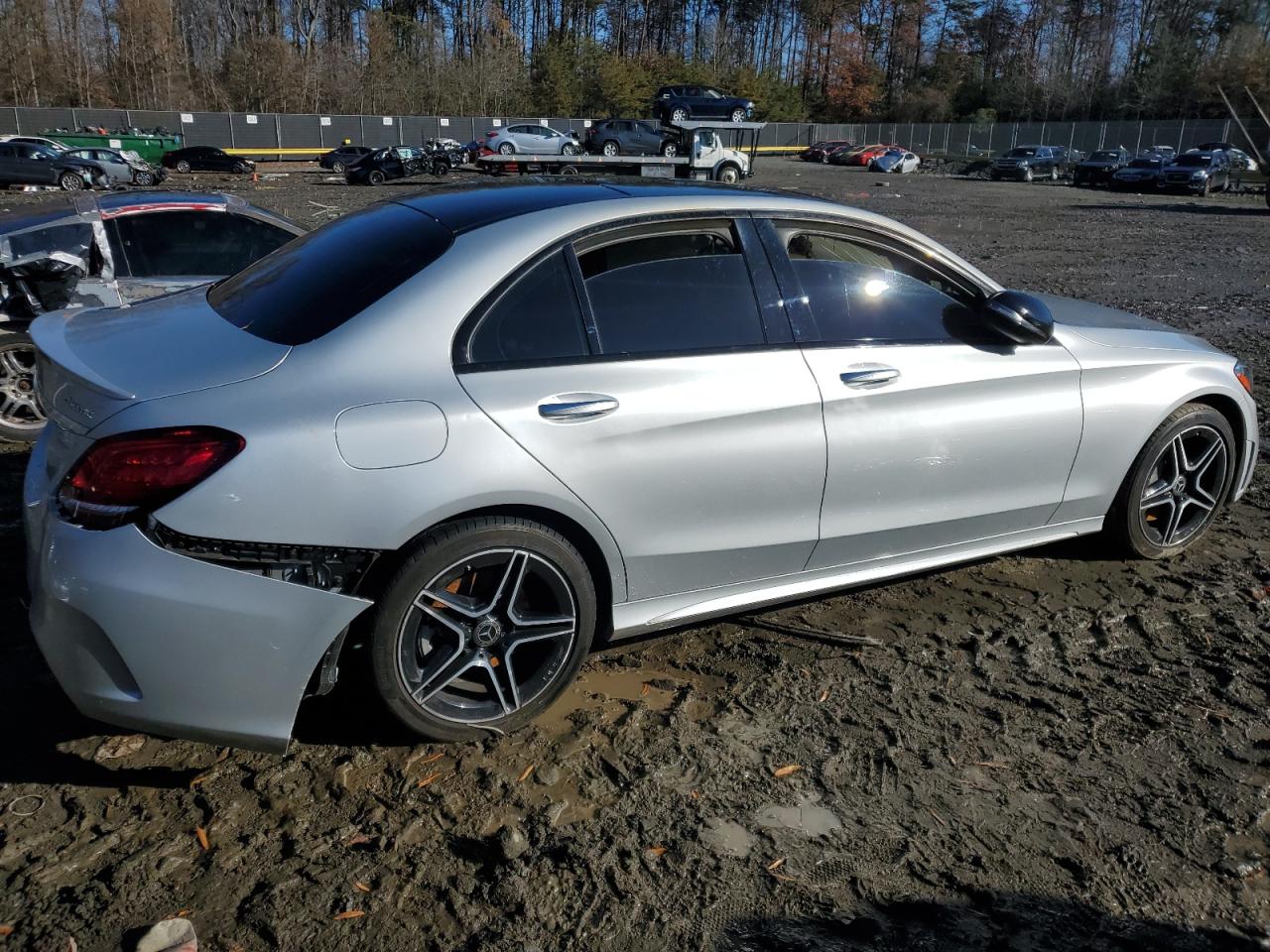 Image 3 of 2020 MERCEDES-BENZ C 300 4MATIC 2020 with VIN W1KWF8EB2LR595621