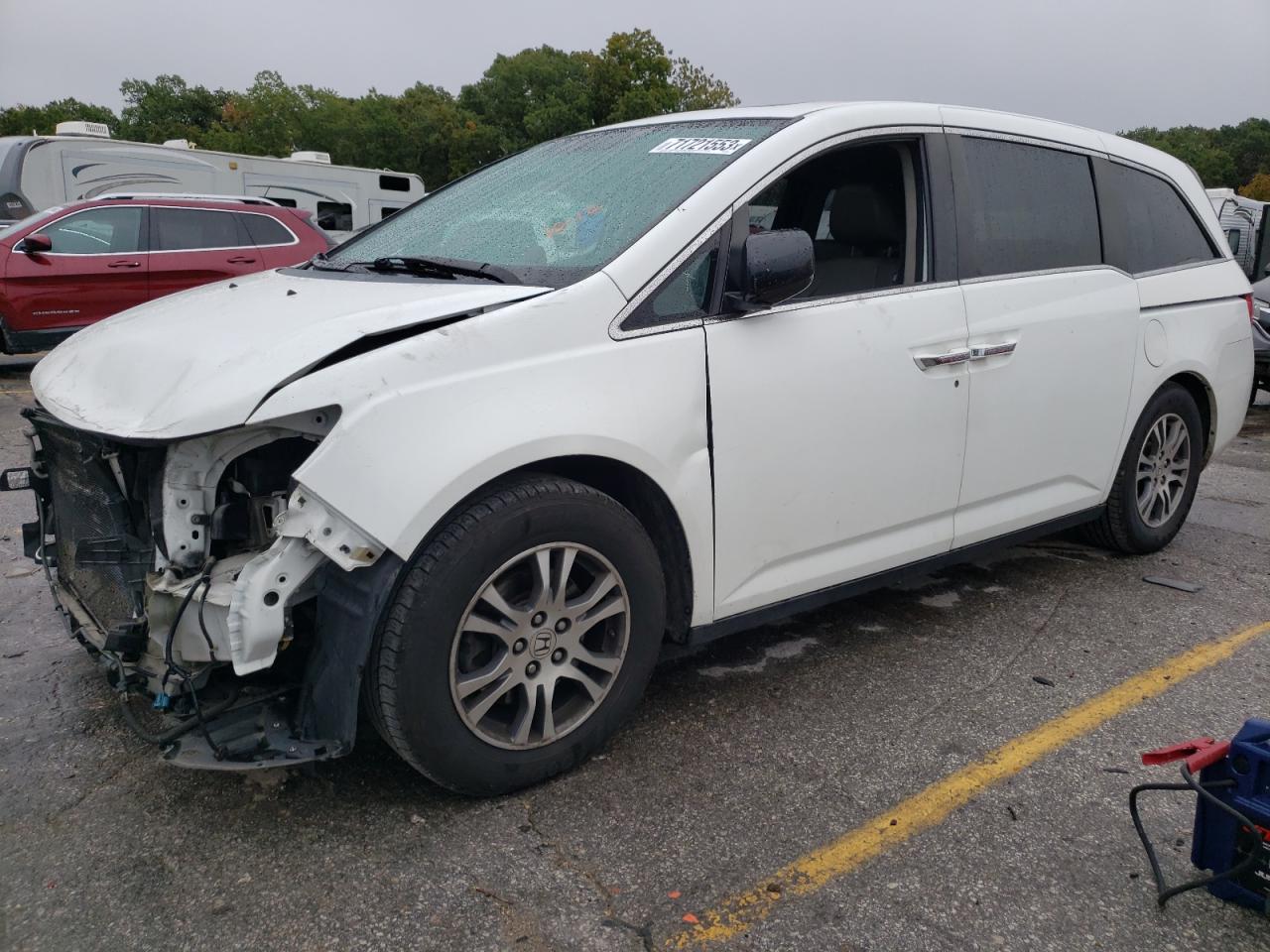 Image 1 of 2013 HONDA ODYSSEY EXL 2013 with VIN 5FNRL5H67DB065178