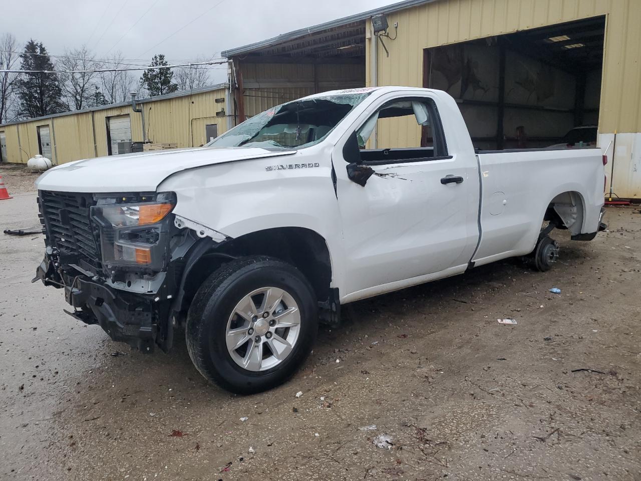 Image 1 of 2022 CHEVROLET SILVERADO C1500 2022 with VIN 3GCNAAEDXNG602279