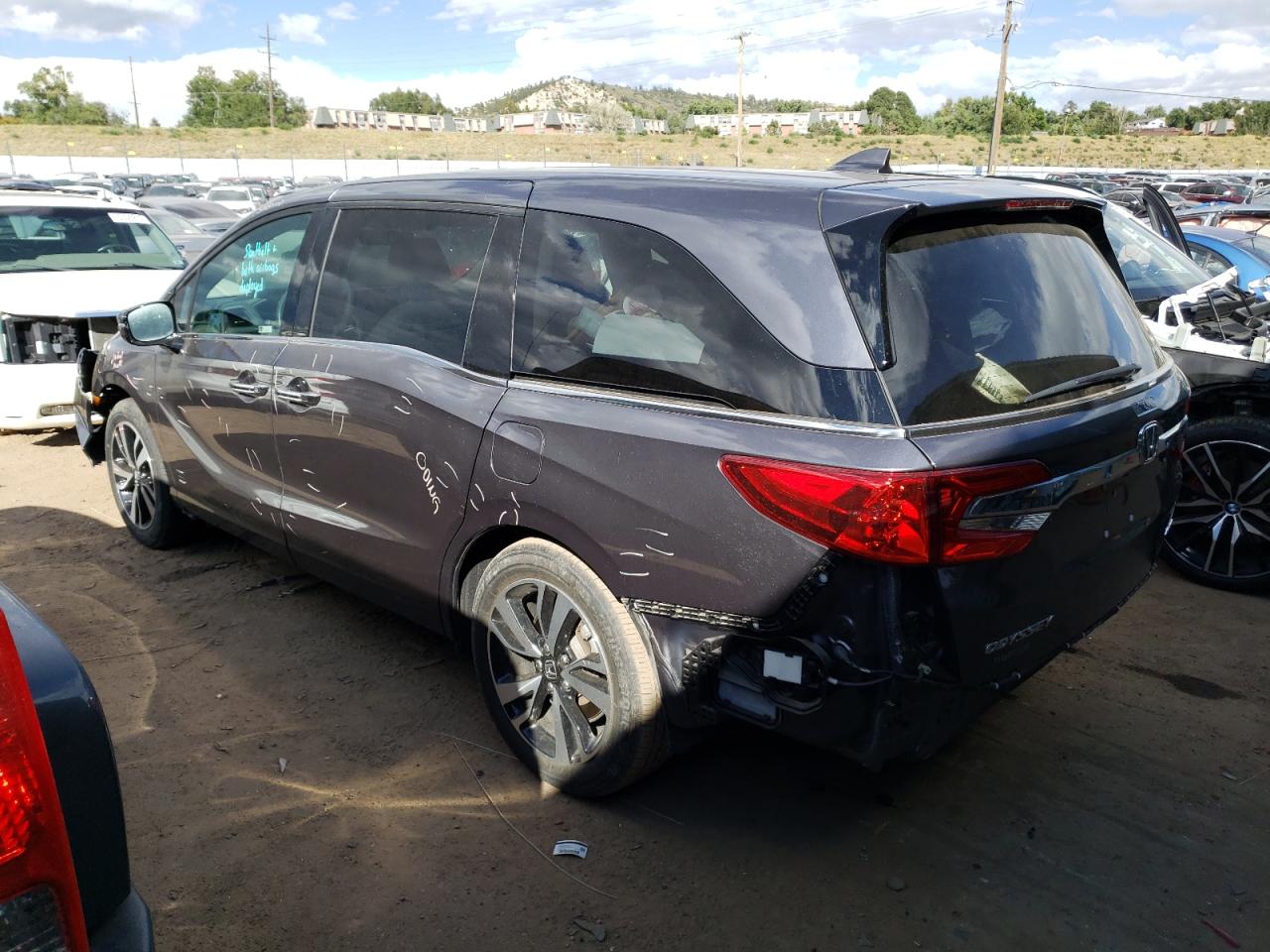 Изображение 2 2019 HONDA ODYSSEY ELITE 2019 с VIN 5FNRL6H95KB093154