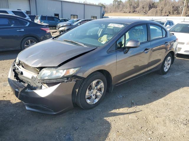Image 1 of 2013 HONDA CIVIC LX 2013 with VIN 19XFB2F58DE001445