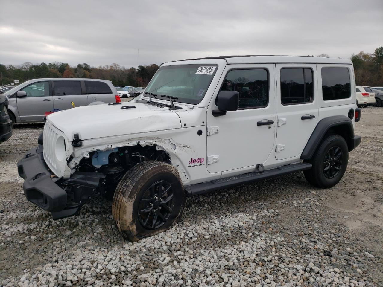 Image 1 of 2023 JEEP WRANGLER SPORT 2023 with VIN 1C4HJXDG2PW617102