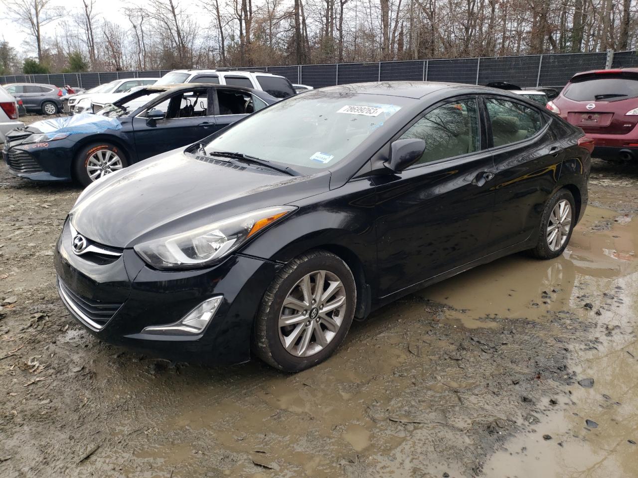 Obraz 1 z 2014 HYUNDAI ELANTRA SE 2014 z VIN KMHDH4AE7EU090240
