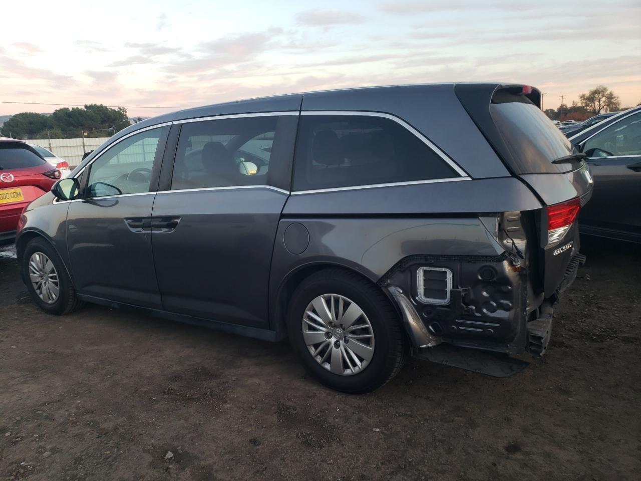 Image 2 of 2014 HONDA ODYSSEY LX 2014 with VIN 5FNRL5H24EB074550
