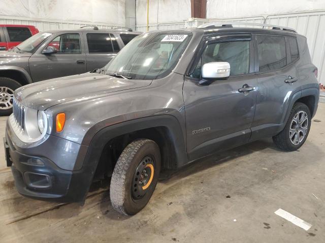 Image 1 of 2017 JEEP RENEGADE LIMITED 2017 with VIN ZACCJBDB4HPE47454