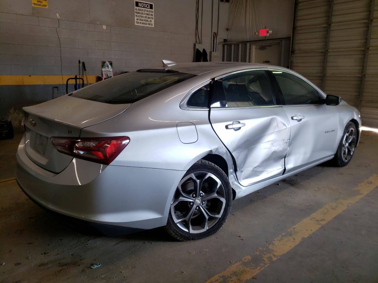 Image 3 of 2021 CHEVROLET MALIBU LT 2021 with VIN 1G1ZD5ST8MF012845