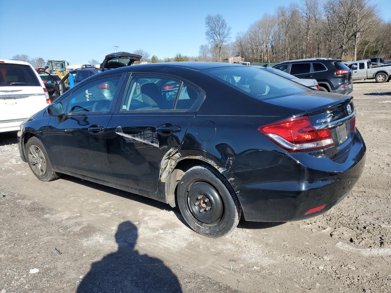 Obraz 2 z 2014 HONDA CIVIC LX 2014 z VIN 19XFB2F59EE030373