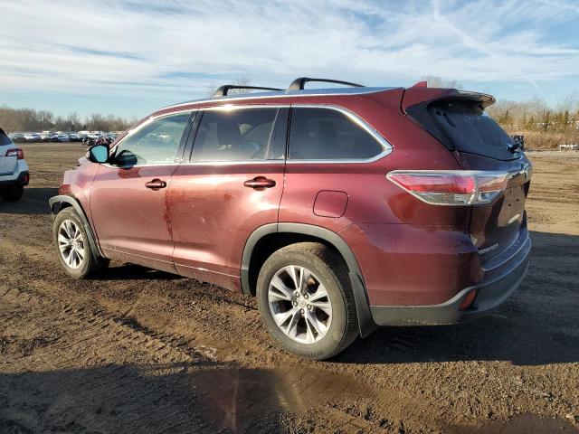 Изображение 2 2015 TOYOTA HIGHLANDER XLE 2015 с VIN 5TDJKRFHXFS115629