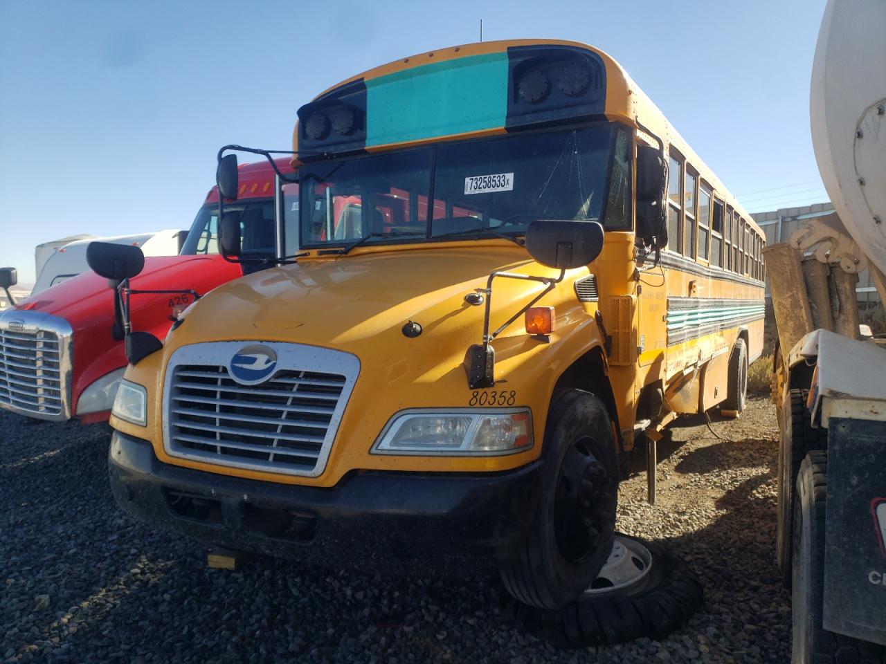 Image 2 of 2017 BLUE BIRD SCHOOL BUS / TRANSIT BUS  2017 with VIN 1BAKGCPHXHF325467