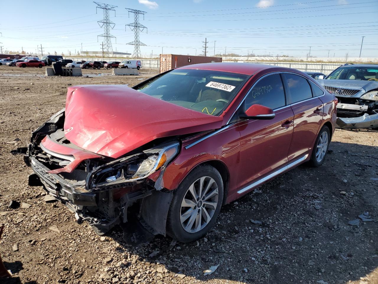 Изображение 2 2015 HYUNDAI SONATA SPORT 2015 с VIN 5NPE34AF5FH107516