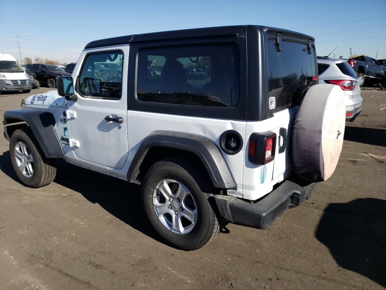 Obraz 2 z 2022 JEEP WRANGLER SPORT 2022 z VIN 1C4GJXAG7NW166519