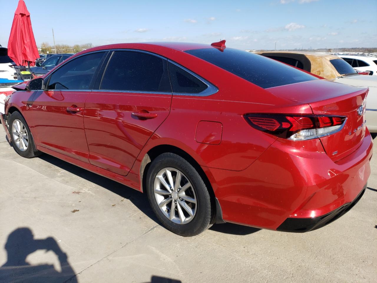 Image 2 of 2019 HYUNDAI SONATA SE 2019 with VIN 5NPE24AF1KH806736