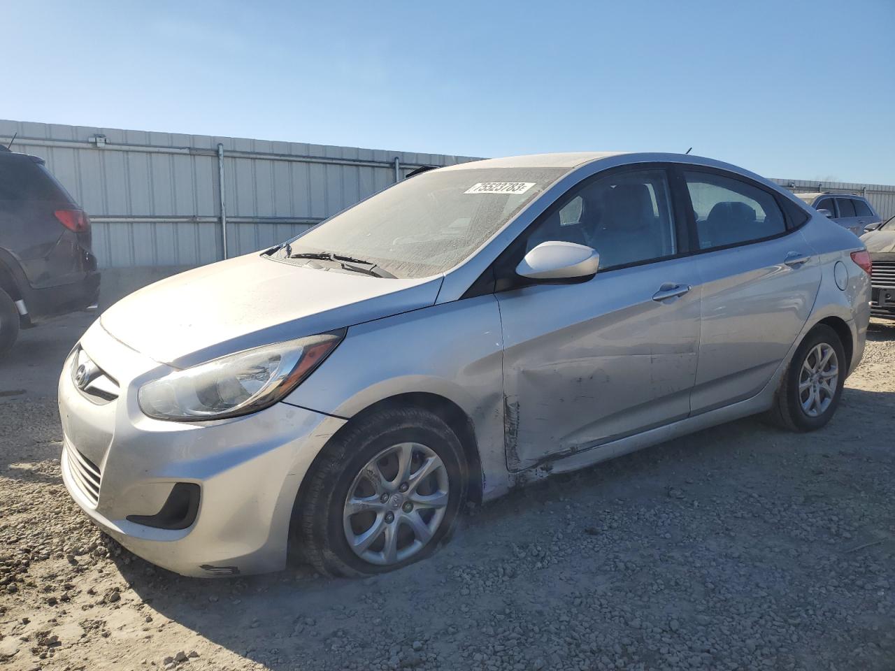 Image 1 of 2013 HYUNDAI ACCENT GLS 2013 with VIN KMHCT4AE8DU374372
