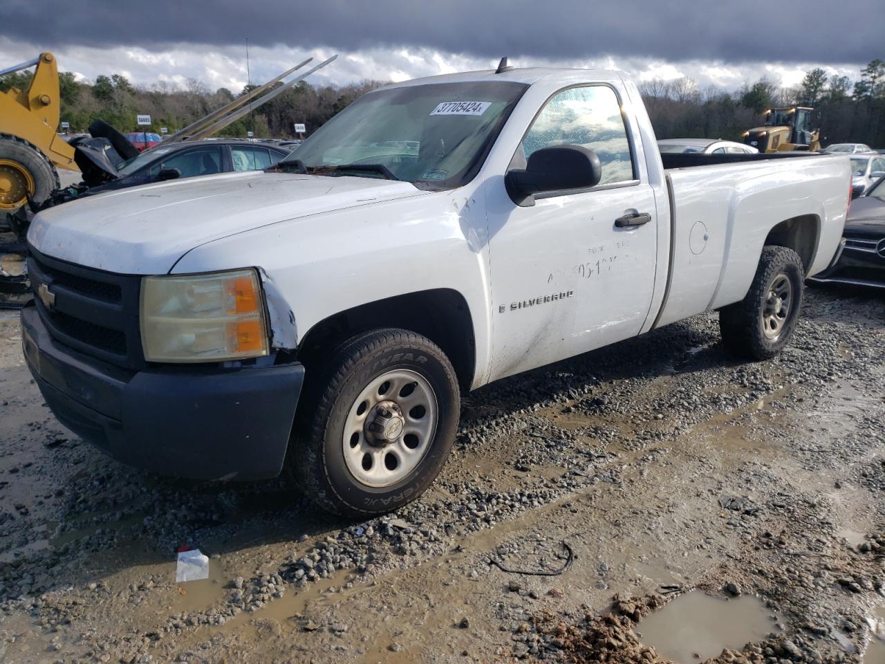 Image 1 of 2008 CHEVROLET SILVERADO C1500 2008 with VIN 1GCEC14C88Z217391