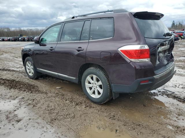 Изображение 2 2013 TOYOTA HIGHLANDER BASE 2013 с VIN 5TDBK3EH0DS211463