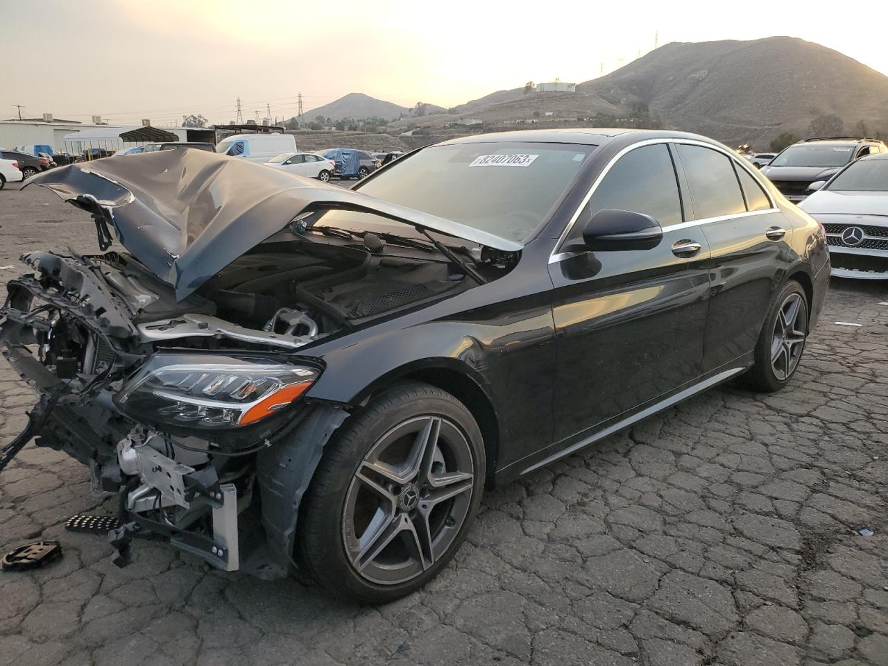 Image 1 of 2021 MERCEDES-BENZ C 300 4MATIC 2021 with VIN W1KWF8EB2MR609423