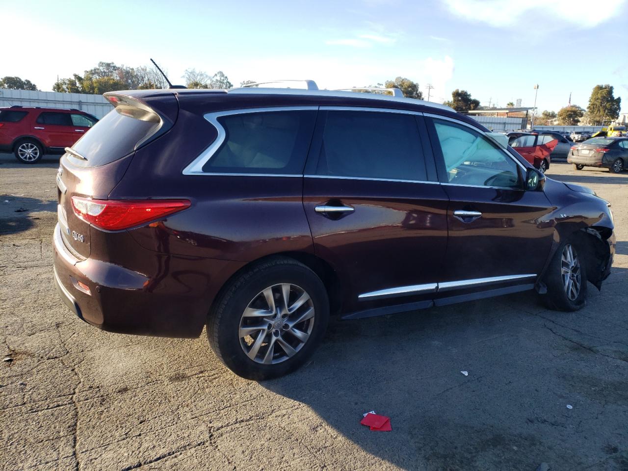 Image 3 of 2014 INFINITI QX60  2014 with VIN 5N1AL0MM0EC547246