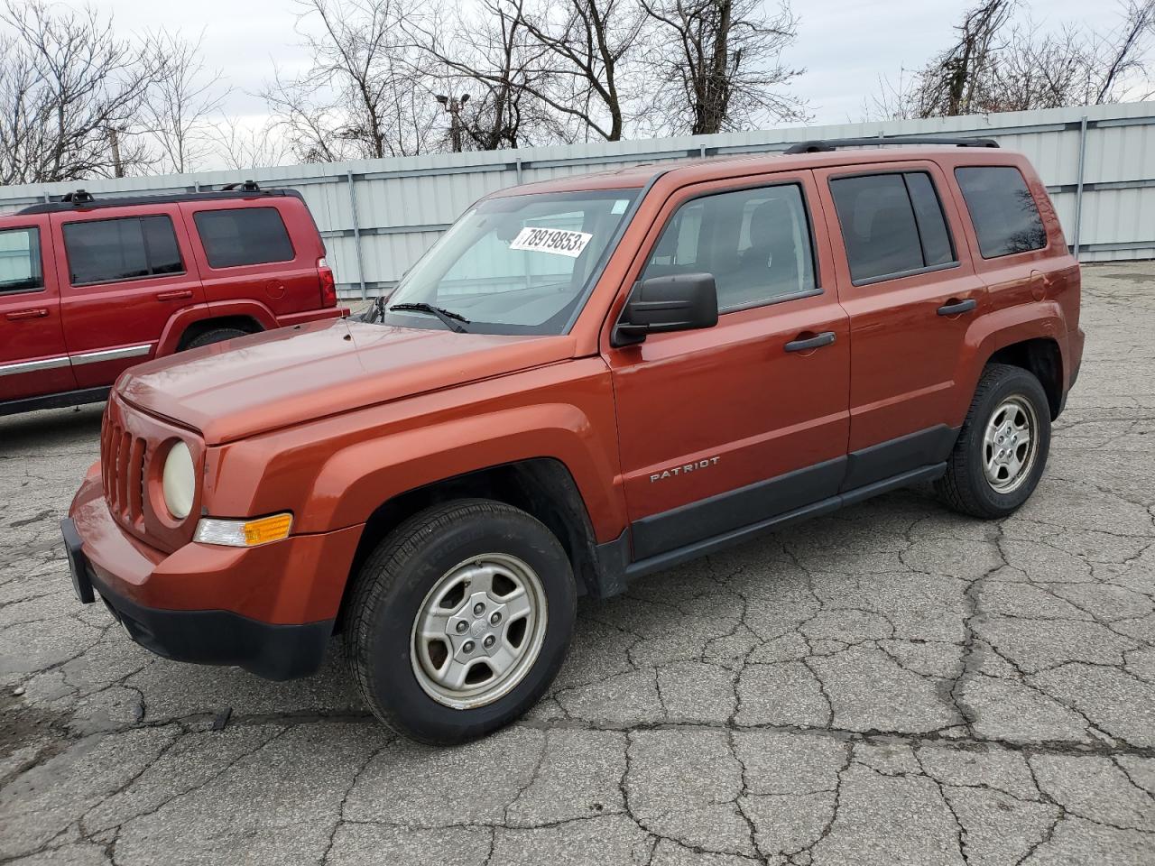 Obraz 1 z 2012 JEEP PATRIOT SPORT 2012 z VIN 1C4NJPBA0CD568974