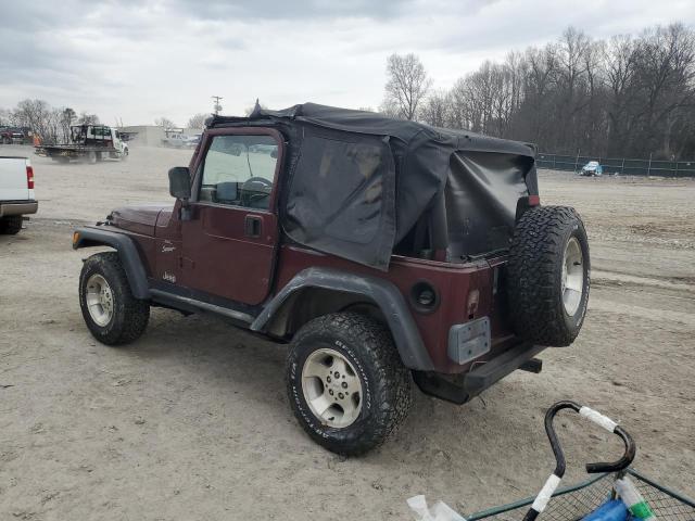 Изображение 2 2001 JEEP WRANGLER / TJ SPORT 2001 с VIN 1J4FA49S21P313783