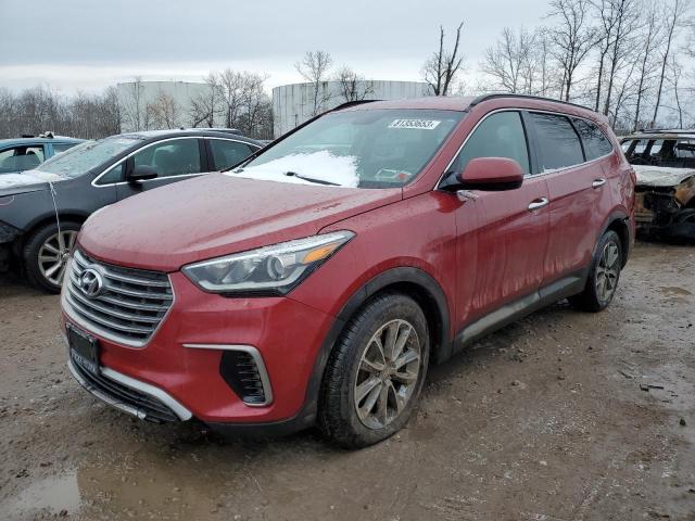 Image 1 of 2017 HYUNDAI SANTA FE SE 2017 with VIN KM8SMDHF8HU177554