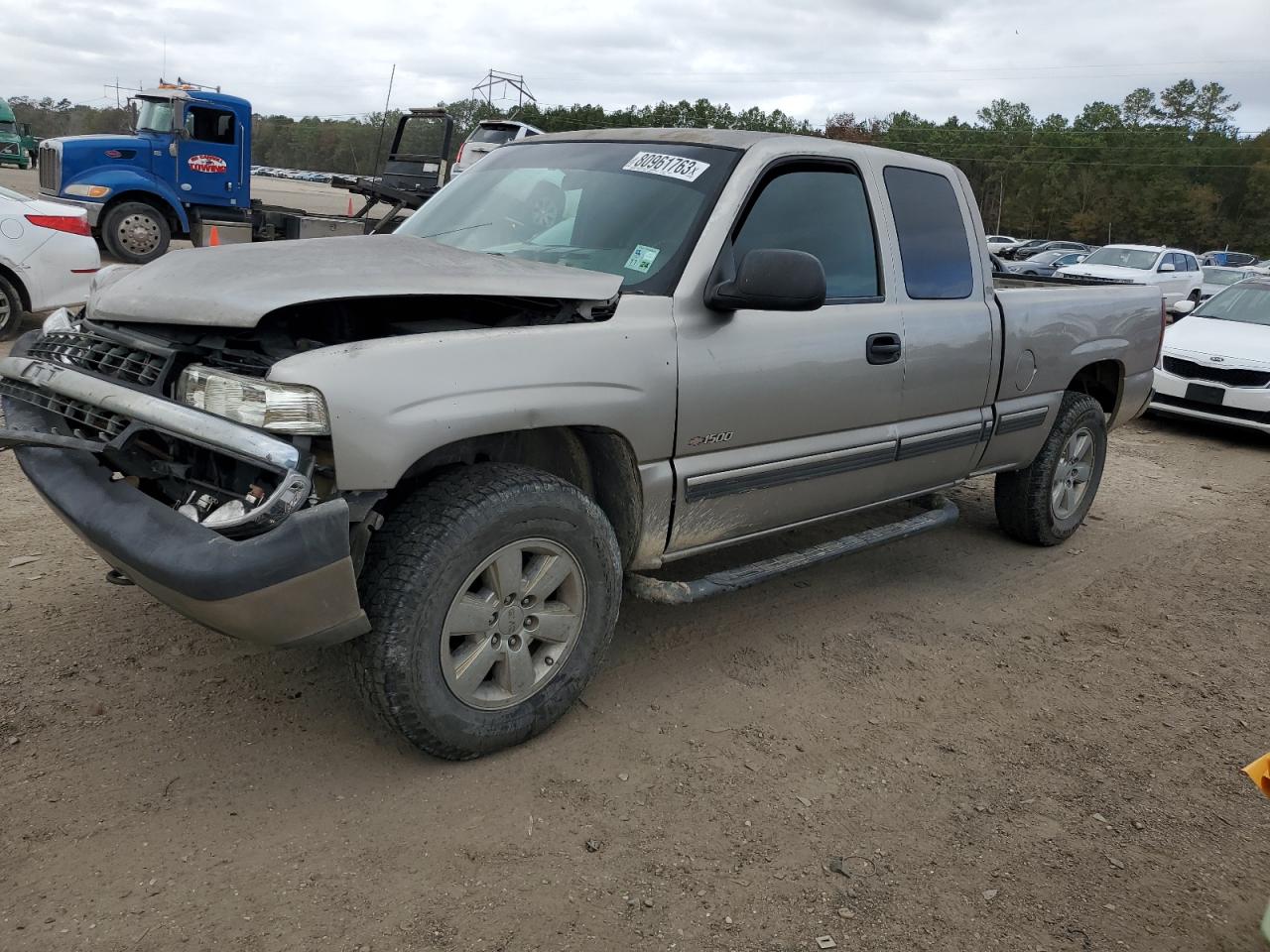 Изображение 1 2000 CHEVROLET SILVERADO K1500 2000 с VIN 1GCEK19T0YE411061