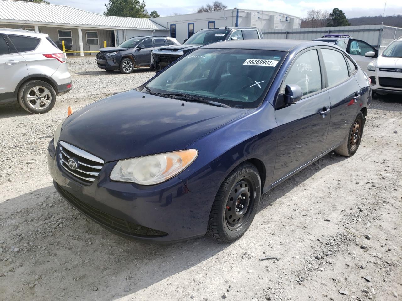 Image 2 of 2010 HYUNDAI ELANTRA BLUE 2010 with VIN KMHDU4AD3AU887257