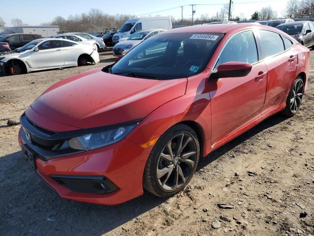Image 1 of 2019 HONDA CIVIC SPORT 2019 with VIN 2HGFC2F86KH568022