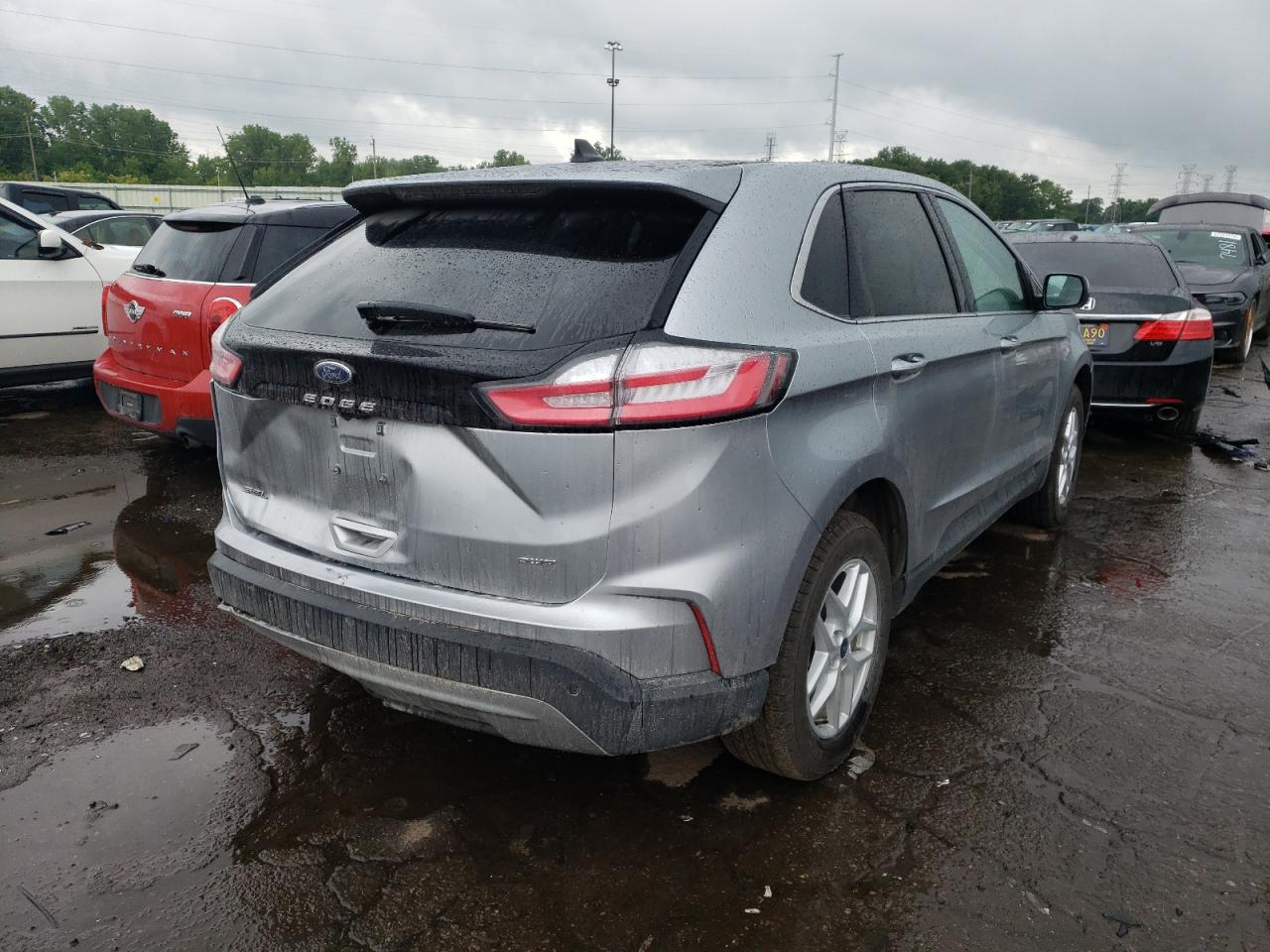 Image 3 of 2022 FORD EDGE SEL 2022 with VIN 2FMPK4J90NBA68085
