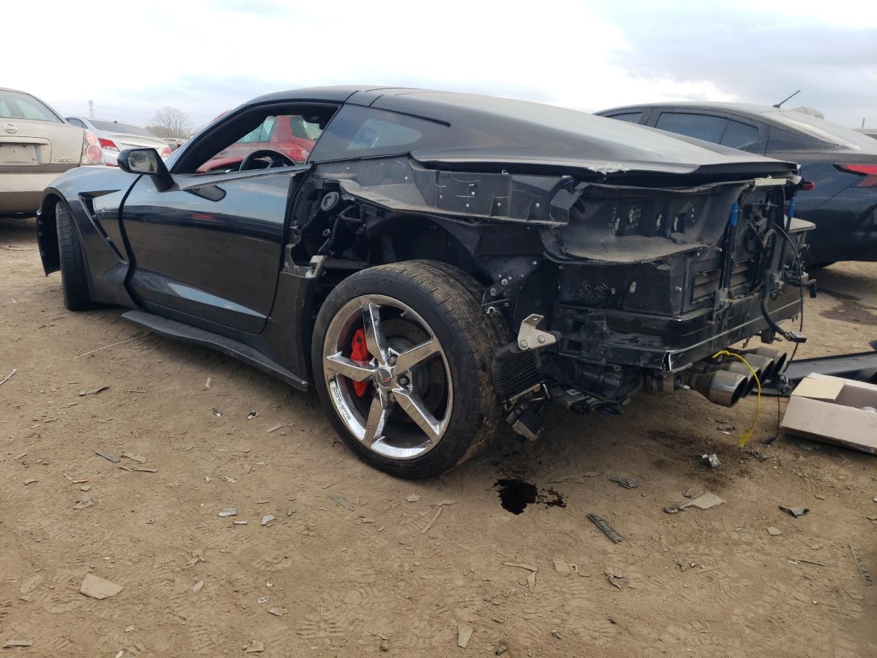 Image 2 of 2014 CHEVROLET CORVETTE STINGRAY Z51 3LT 2014 with VIN 1G1YM2D7XE5125097