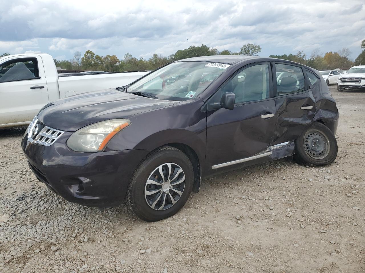 Image 1 of 2014 NISSAN ROGUE SELECT S 2014 with VIN JN8AS5MT8EW600595