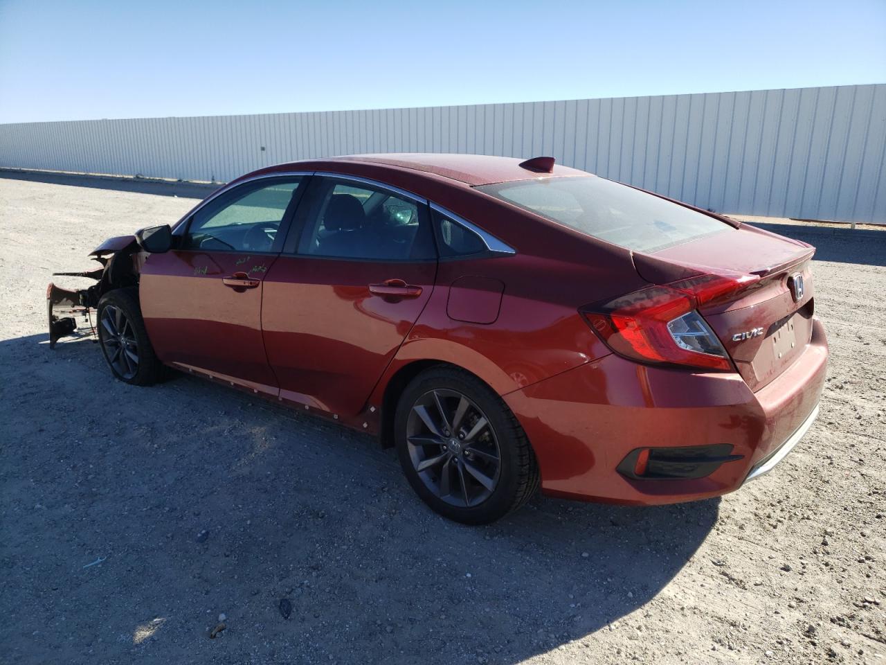 Image 2 of 2020 HONDA CIVIC EX 2020 with VIN 19XFC1F3XLE200677