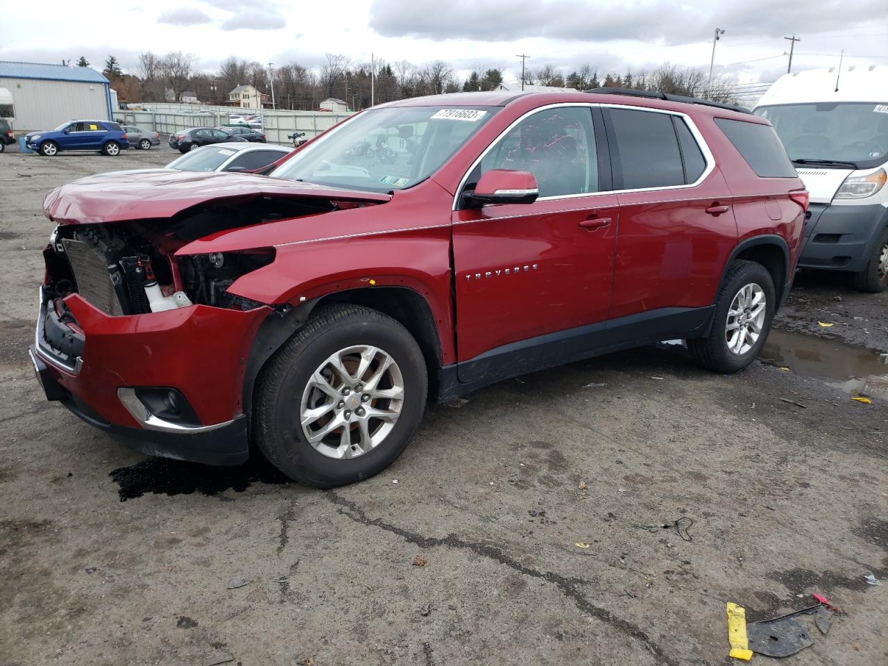 Изображение 1 2019 CHEVROLET TRAVERSE LT 2019 с VIN 1GNERGKW7KJ284544