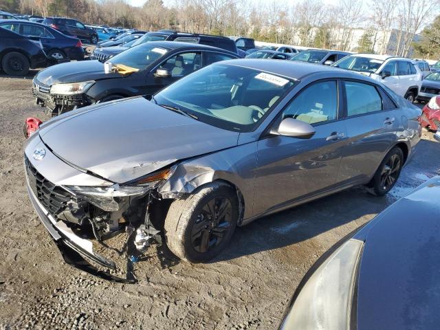 Image 1 of 2023 HYUNDAI ELANTRA BLUE 2023 with VIN KMHLM4AJ9PU089033