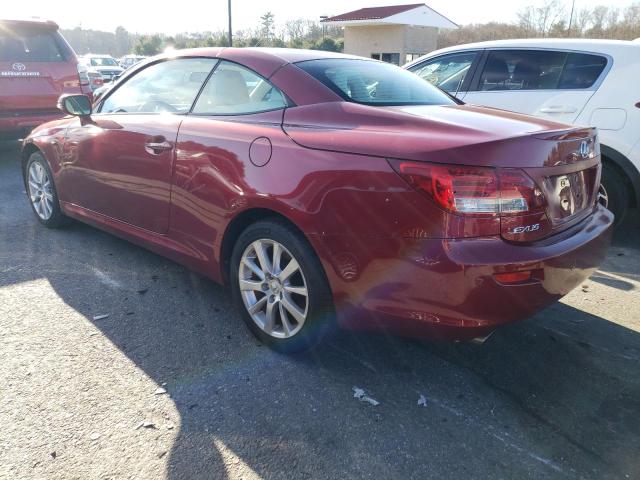 Image 2 of 2010 LEXUS IS 250 2010 with VIN JTHFF2C27A2503756