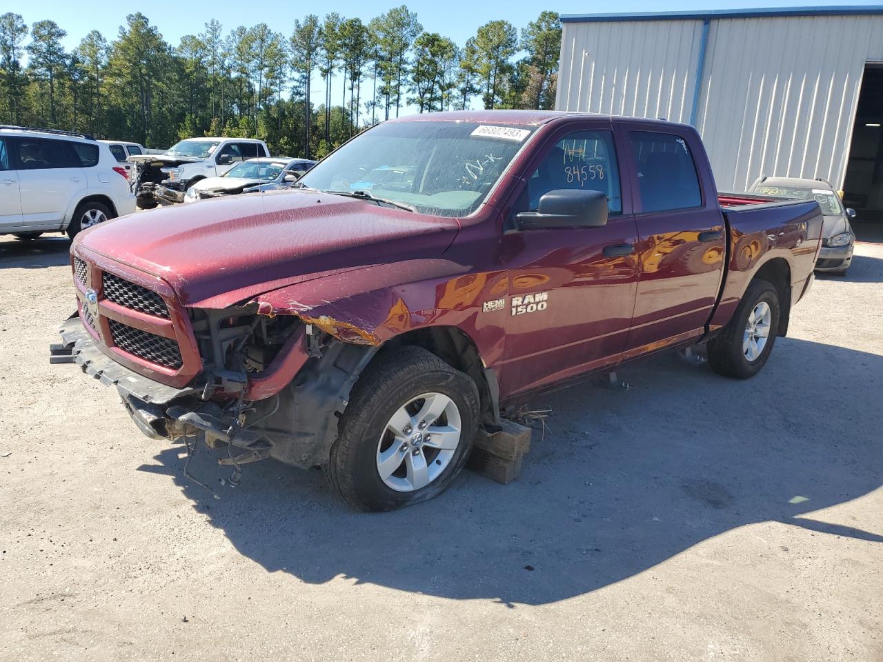 Image 1 of 2017 RAM 1500 ST 2017 with VIN 1C6RR6KT6HS585441