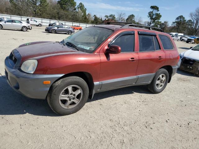 Image 1 of 2003 HYUNDAI SANTA FE GLS 2003 with VIN KM8SC73D63U543708