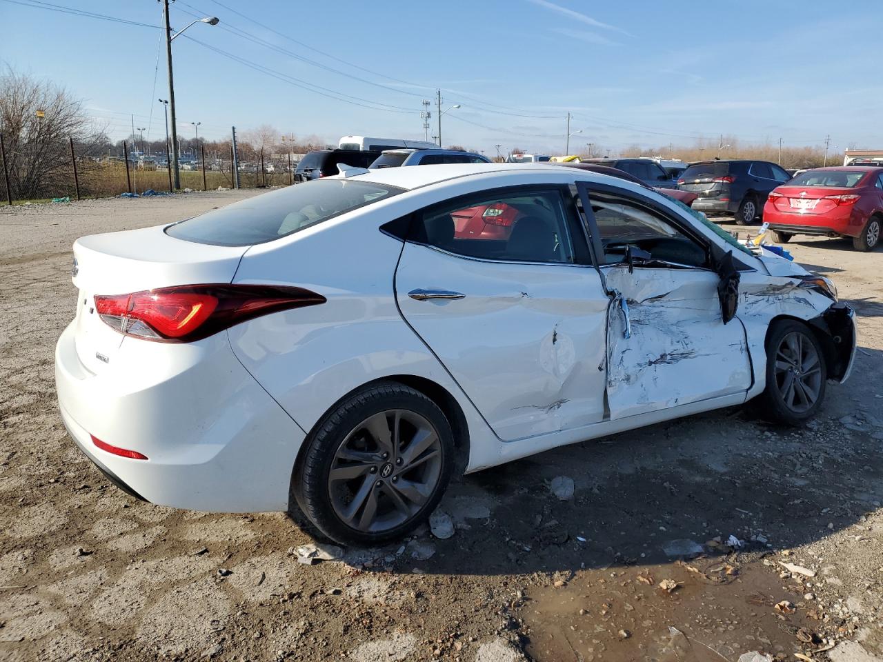 Image 3 of 2014 HYUNDAI ELANTRA SE 2014 with VIN 5NPDH4AE9EH488984