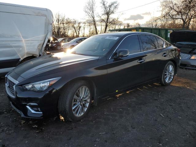 Image 1 of 2021 INFINITI Q50 LUXE 2021 with VIN JN1EV7BR4MM750577