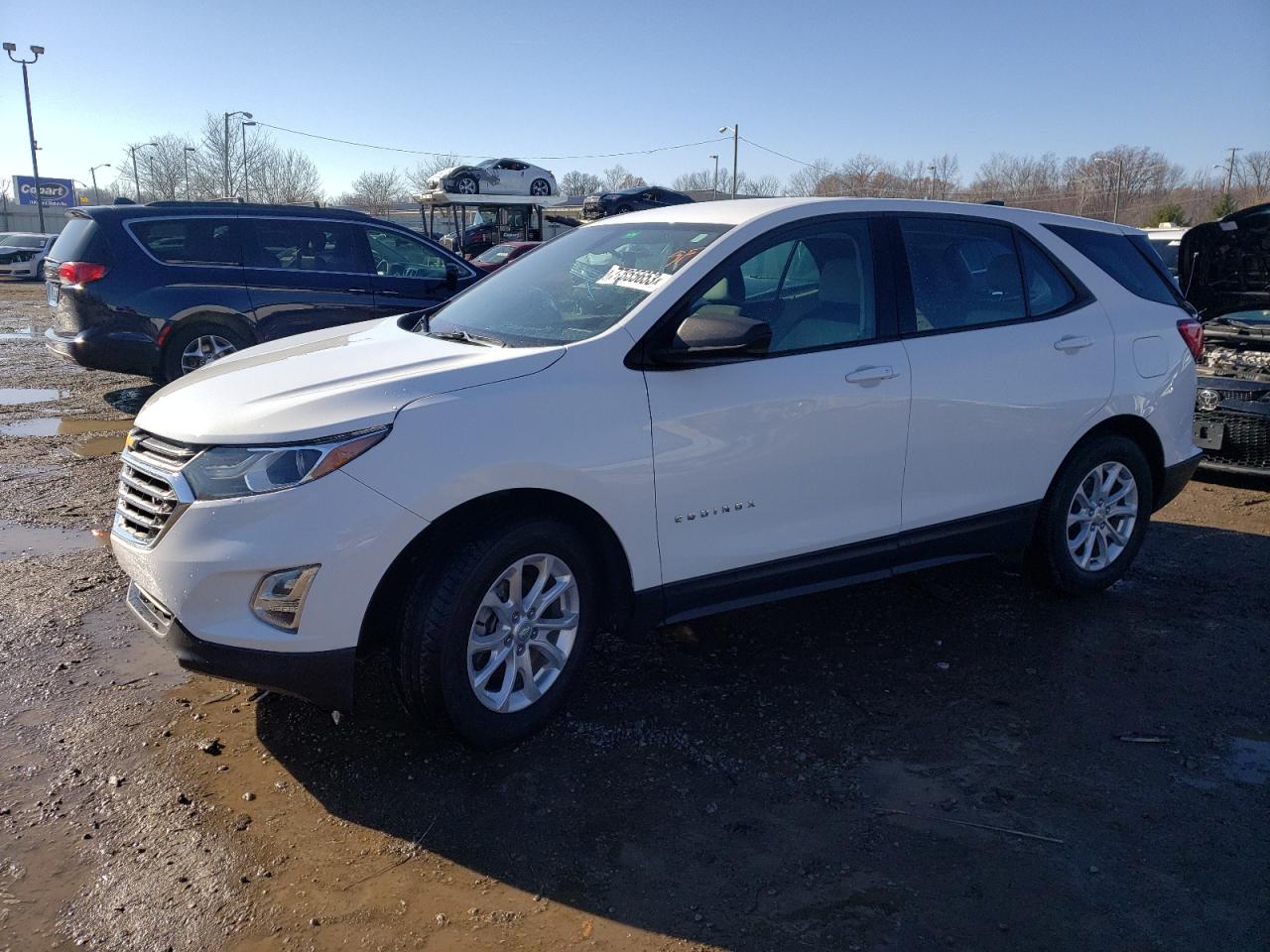 Image 1 of 2019 CHEVROLET EQUINOX LS 2019 with VIN 3GNAXHEV2KS645741